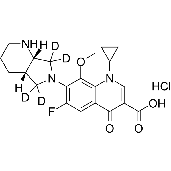 rac cis-Moxifloxacin-d4 hydrochloride (rac cis-BAY 12-8039-d4) 1217802-65-7